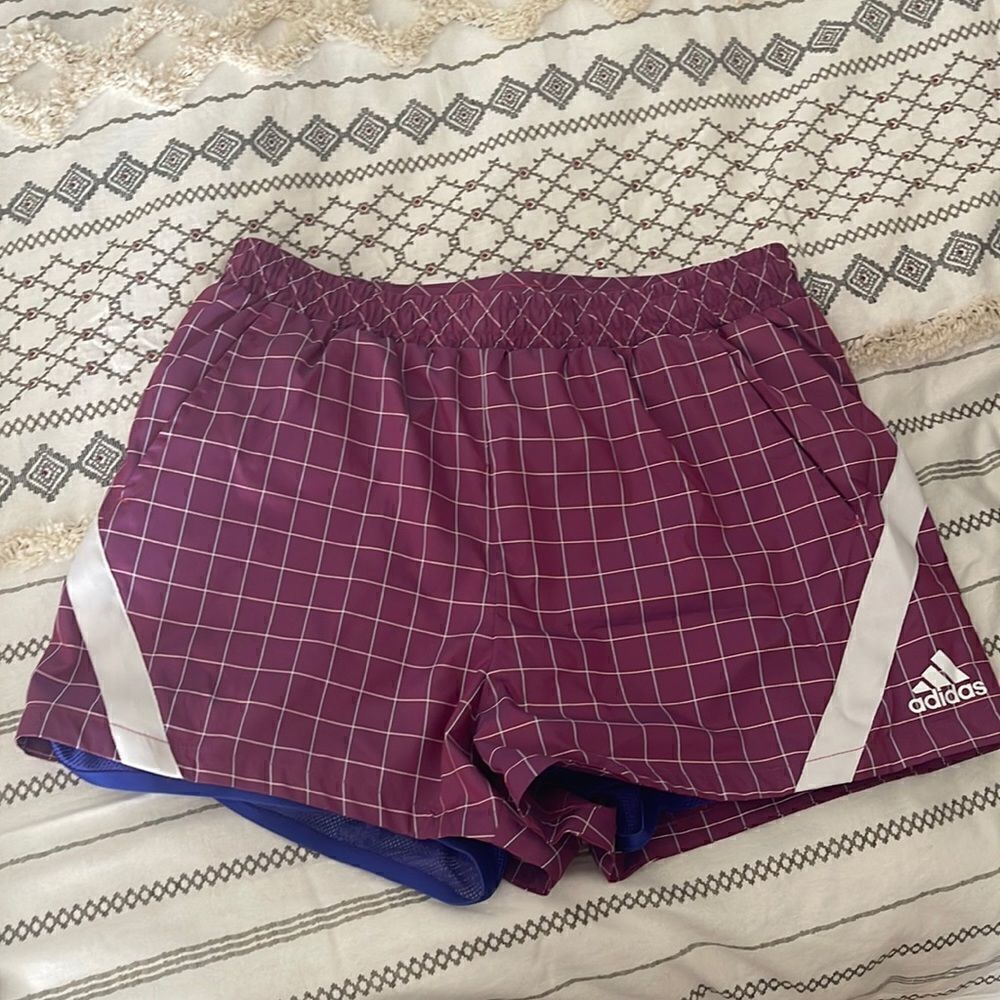 New Adidas running short with mesh liner.